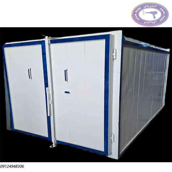 کوره پخت رنگ پودری: باکس (Cabin Oven)